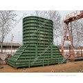 Special shaped pier and pier cap formwork